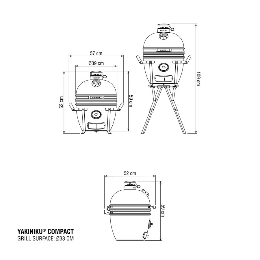 YAKINIKU® COMPACT Kamado basic