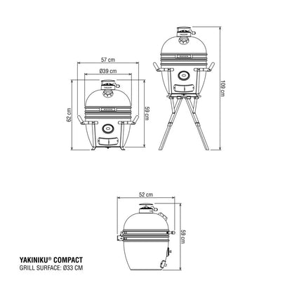YAKINIKU® COMPACT Kamado basic