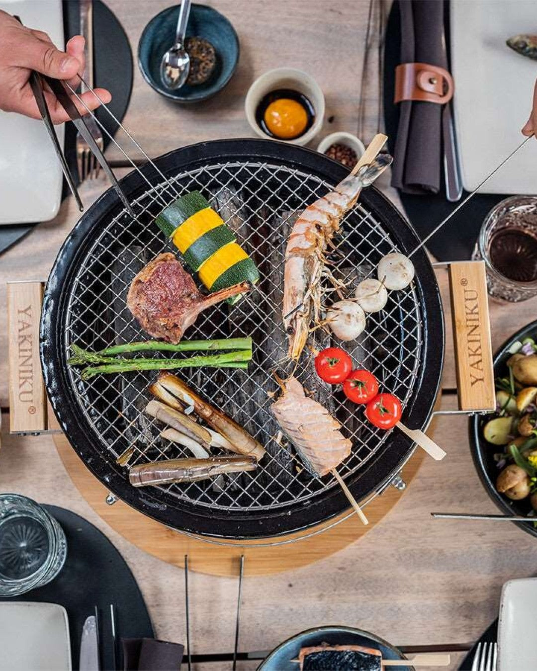 Yakiniku Medium Ronde Shichirin Tepanyaki