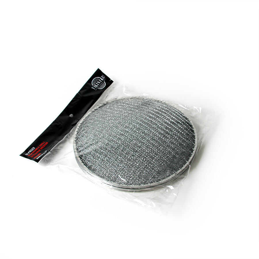 YAKINIKU Ronde Shichirin Wegwerprooster (10 stuks) | MEDIUM